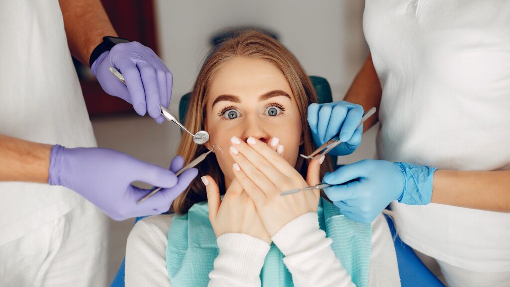 Patient Experiencing Dental Anxiety